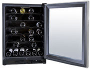 Охладитель вина стеклянной черноты двери электрический бутылки Строаге 150 литров 52